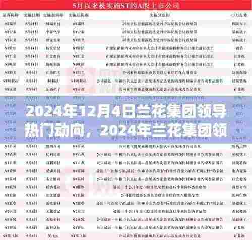 兰花集团领导动向揭秘,前瞻战略引领企业腾飞发展之路(2024年12月)