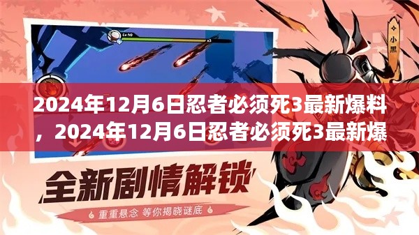 忍者必须死3最新爆料,游戏新动向与未来展望(2024年12月6日)
