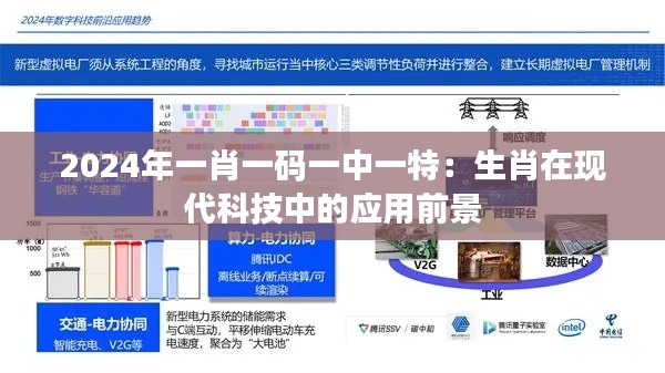 2024年一肖一码一中一特:生肖在现代科技中的应用前景