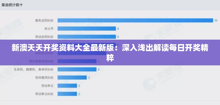 新澳天天开奖资料大全最新版：深入浅出解读每日开奖精粹