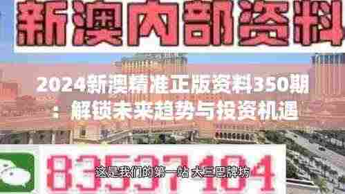 2024新澳精准正版资料350期:解锁未来趋势与投资机遇