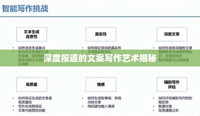 深度报道的文案写作艺术揭秘