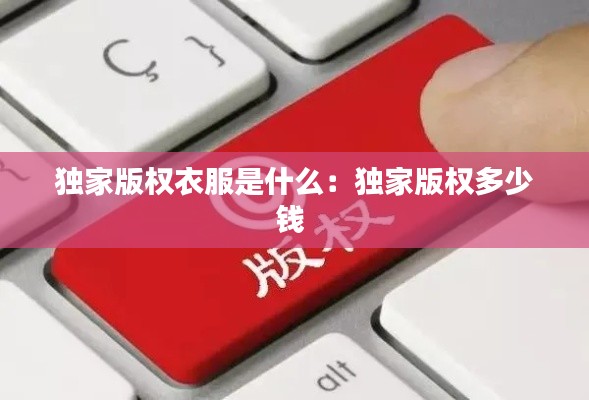独家版权衣服是什么：独家版权多少钱 