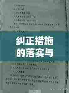 纠正措施的落实与跟进:纠正措施实施情况