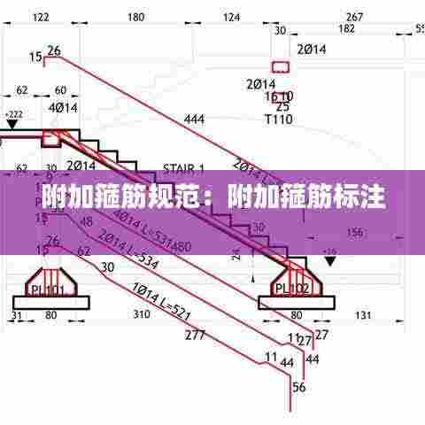 附加箍筋规范:附加箍筋标注