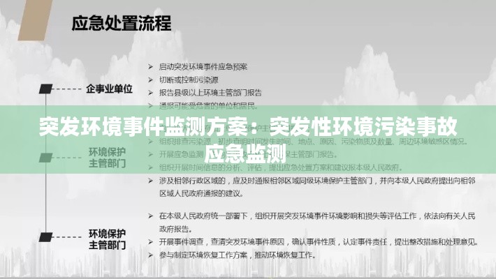 突发环境事件监测方案:突发性环境污染事故应急监测