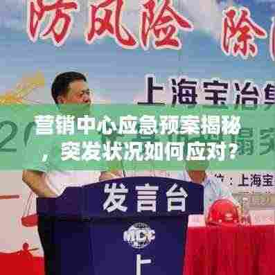 营销中心应急预案揭秘,突发状况如何应对?